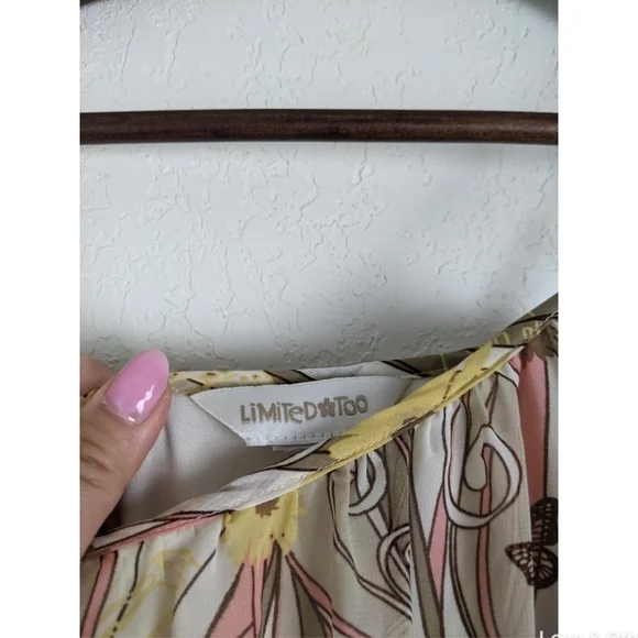 VINTAGE Limited Too Y2K girls Butterfly Dress - Picture 3 of 4